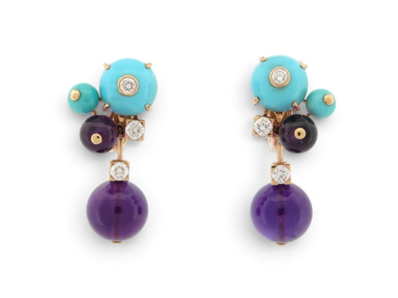  boucles d'oreilles cartier delices de goa diamant