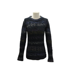 pull chanel p4210k03228 col rond plaque emaillee logo