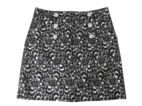 jupe courte chanel imprime camelia p59109 s 36 en
