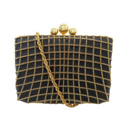 sac a main elie saab minaudiere chain cage pochette