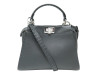  sac a main fendi peekaboo iconic mini 8bn244 gris