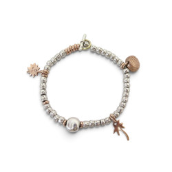  bracelet dodo pomellato granelli argent 925 or