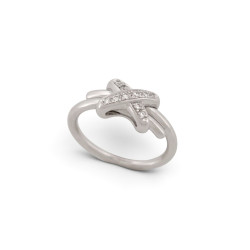  bague chaumet jeux de liens xs 081240 en or blanc