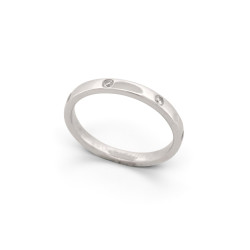  bague chaumet alliance plume t53 en platine 950
