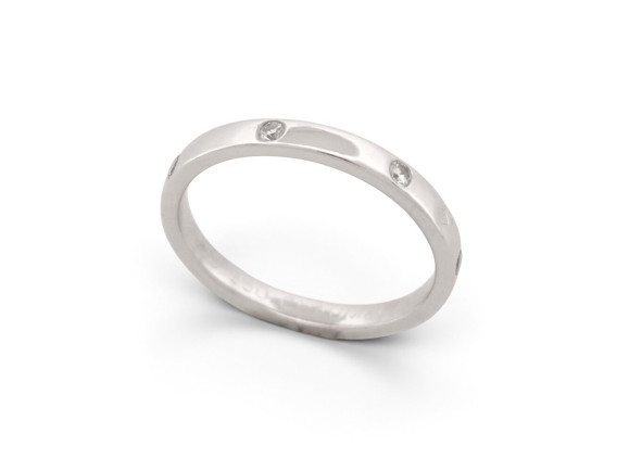  bague chaumet alliance plume t53 en platine 950
