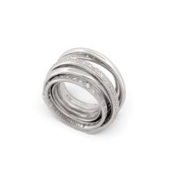bague de grisogono allegra en or blanc 18k 32g