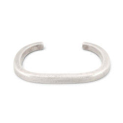 bracelet dinh van square jonc t15.5 en argent massif