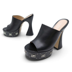  mules gucci malaga sabots a talons compenses 36.5