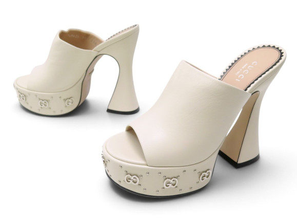  mules gucci malaga sabots a talons compenses 35.5