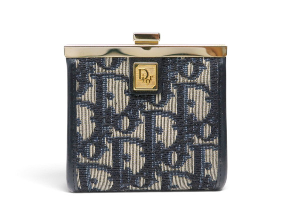 porte monnaie christian dior en toile monogram