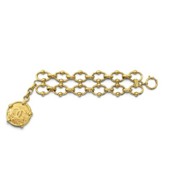  bracelet chanel de castellane 1994 t19.5 anneaux
