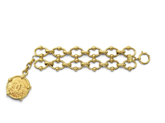 bracelet chanel de castellane 1994 t19.5 anneaux