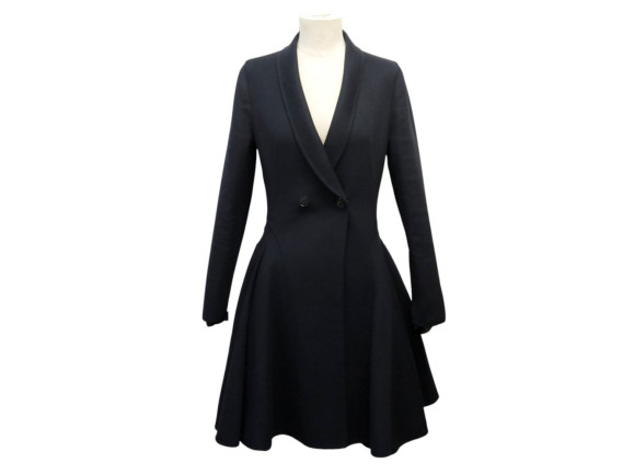  manteau christian dior long cintre evase new look
