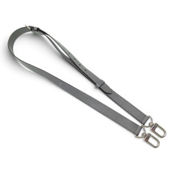 anse bandouliere louis vuitton en cuir taiga gris pour