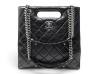 sac a main chanel cabas fermoir boy en cuir