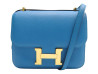 sac a main hermes constance 18 mini en cuir bleu