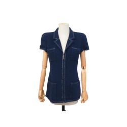   veste chanel zippee cintree manches