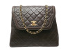 sac a main chanel trapeze logo cc cuir