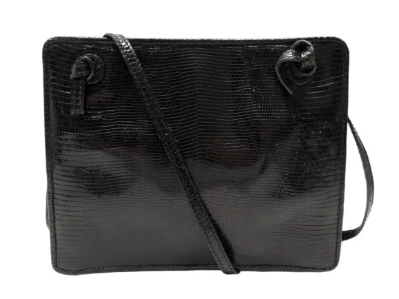  sac a main bottega veneta en cuir de lezard