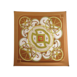 foulard hermes washington's carriage carre 90 cm en