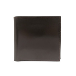  portefeuille hermes cuir box marron piqure
