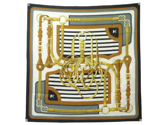 foulard hermes coaching 1ere edition j. abadie