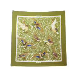  foulard hermes cols verts 1ere edition carre