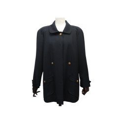  veste chanel avec boutons logo cc en laine