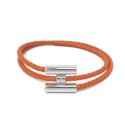  bracelet hermes tournis h068406fp palladie cuir