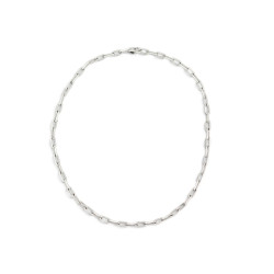  collier santos de cartier moyen modele en or gris