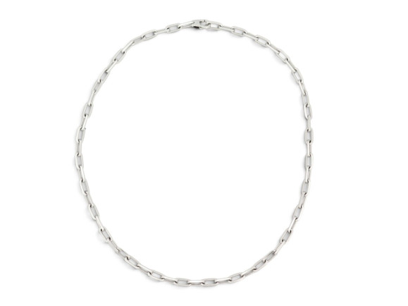  collier santos de cartier moyen modele en or gris