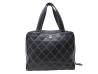 sac a main chanel wild stiching cuir matelasse noir
