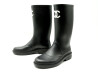  chaussures chanel bottes de pluie logo cc 38