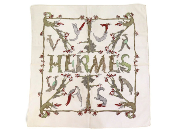   foulard hermes alphabet iii annie faivre