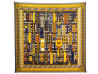 foulard hermes colliers de chiens jamin carre 90 cm