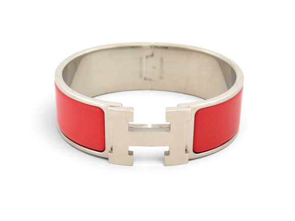 bracelet hermes clic clac h large t17.5 gm en email
