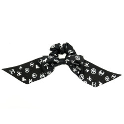  accessoire de cheveux chouchou chanel logo cc