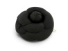  barrette chanel aa9627 fleur camelia en soie noir