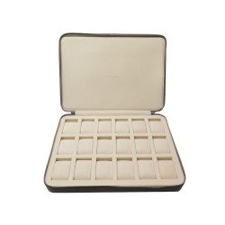  rare etui de voyage pour 18 montres rolex en cuir