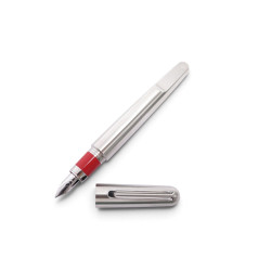  stylo plume montblanc m red signature 11362 acier