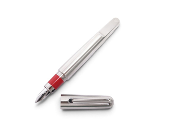  stylo plume montblanc m red signature 11362 acier