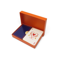  2 jeux de cartes hermes set de 52 bridge