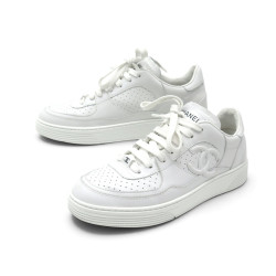 chaussures baskets chanel tennis trainer cc g45079 37