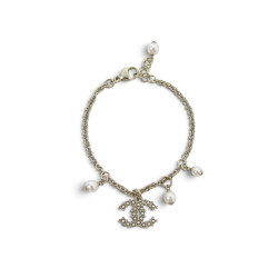  bracelet chanel logo cc strass perles 2019