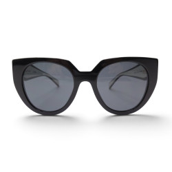  lunettes de soleil prada spr14w bicolore noir et