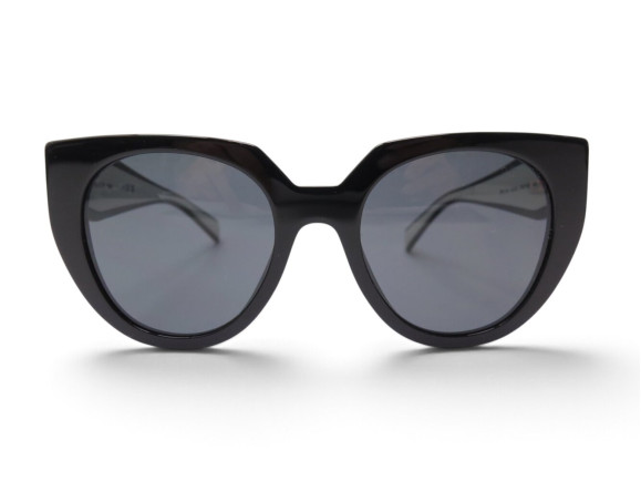  lunettes de soleil prada spr14w bicolore noir et