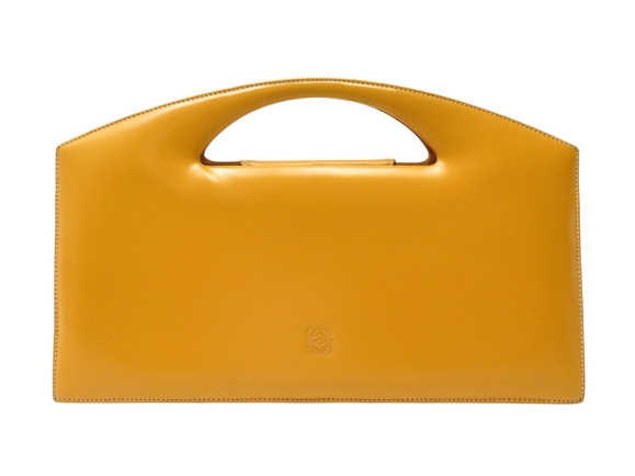  sac a main loewe pochette porte main cuir jaune