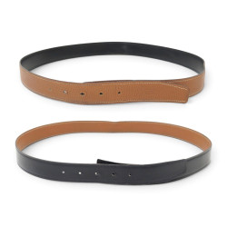lien hermes ceinture 32mm en cuir reversible togo gold