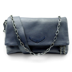  sac a main zadig voltaire rocky ii cuir graine