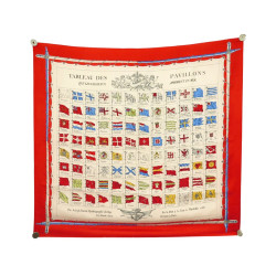  foulard hermes tableau des pavillons p